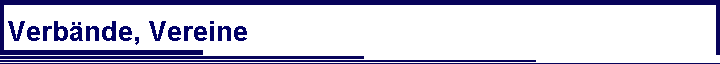 Verb�nde, Vereine