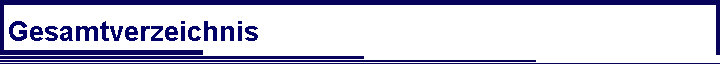 Gesamtverzeichnis